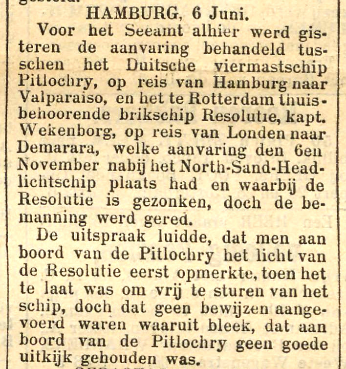 Rotterdamsch Nieuwsblad, 7 juni 1895